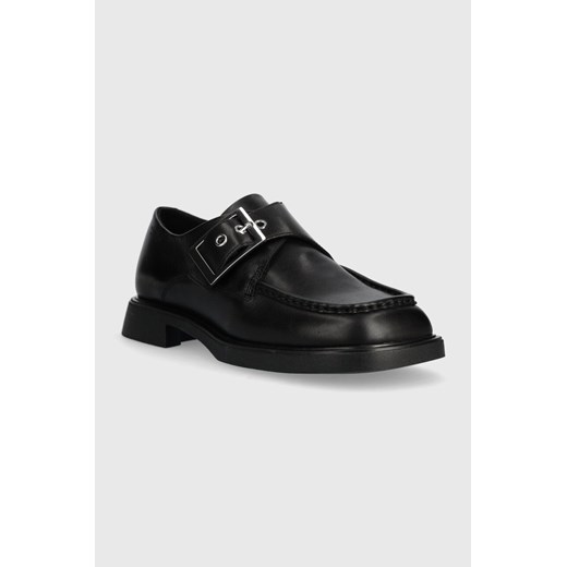 Vagabond Shoemakers mokasyny skórzane JACLYN damskie kolor czarny na płaskim Vagabond Shoemakers 38 ANSWEAR.com