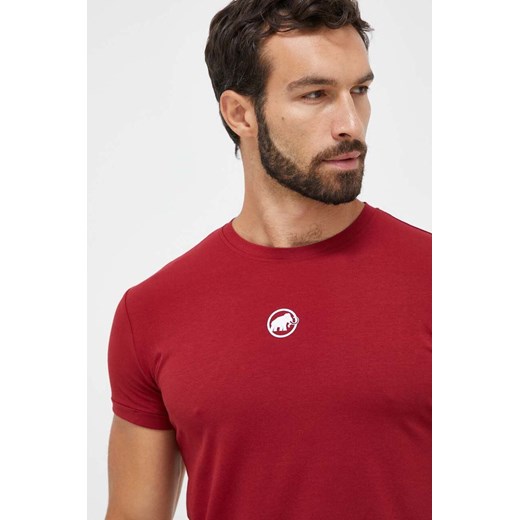 Mammut t-shirt Seon męski kolor czerwony gładki Mammut M ANSWEAR.com