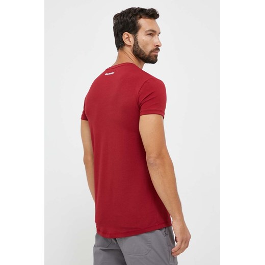 Mammut t-shirt Seon męski kolor czerwony gładki Mammut XL ANSWEAR.com