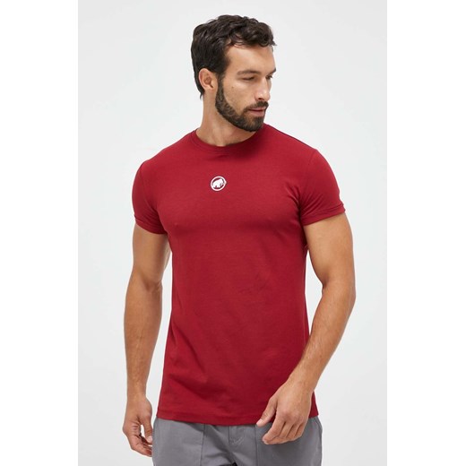 Mammut t-shirt Seon męski kolor czerwony gładki Mammut M ANSWEAR.com