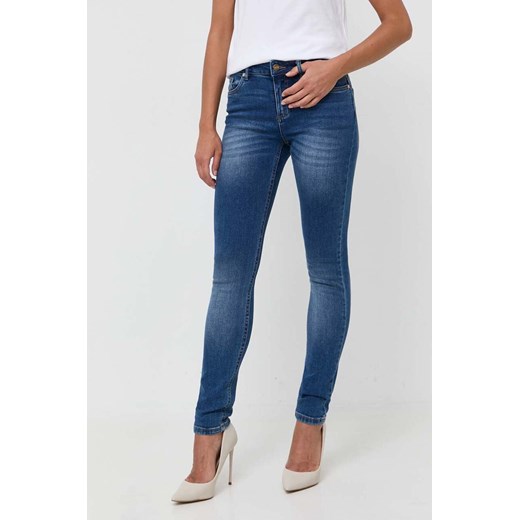 Silvian Heach jeansy damskie kolor niebieski ze sklepu ANSWEAR.com w kategorii Jeansy damskie - zdjęcie 162358710