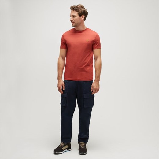 T-shirt męski Timberland z krótkim rękawem wiosenny 
