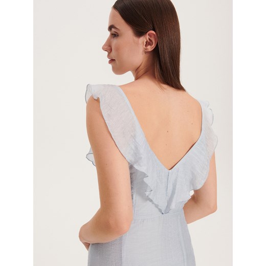 Sukienka niebieska Reserved maxi 