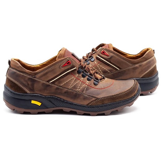 Męskie buty trekkingowe 274GT brązowe ze sklepu butyolivier w kategorii Buty trekkingowe męskie - zdjęcie 162370343