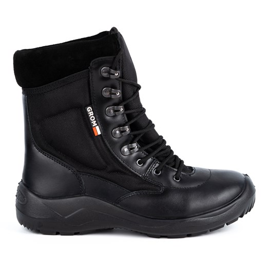 Buty taktyczne wojskowe dla ochrony GROM 1138 czarne ze sklepu butyolivier w kategorii Buty zimowe męskie - zdjęcie 162370433