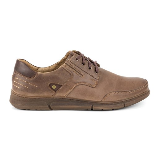 Buty męskie casual J55 brązowe ze sklepu butyolivier w kategorii Półbuty męskie - zdjęcie 162371124