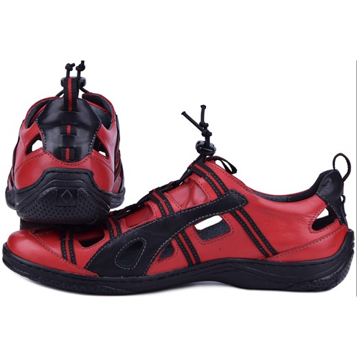 Buty męskie 26/39 czerwone ze ściągaczem na rower 41 butyolivier