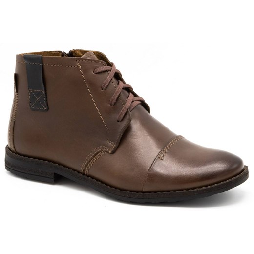 Buty męskie zimowe trzewiki 315MP brązowe Buty Olivier 42 butyolivier