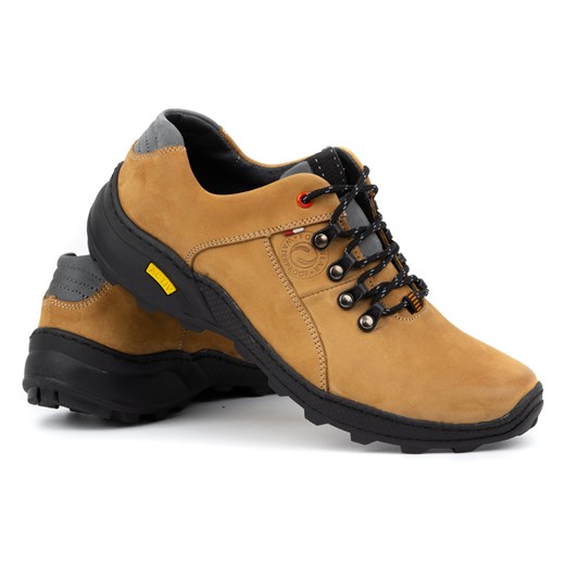 Męskie buty trekkingowe 296GT żółte ze sklepu butyolivier w kategorii Buty trekkingowe męskie - zdjęcie 162372173