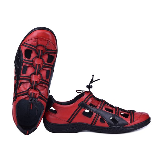 Buty męskie 26/39 czerwone ze ściągaczem na rower 41 butyolivier