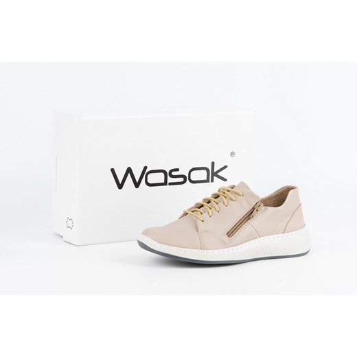 Półbuty damskie sneakersy skórzane 0602W szare ze sklepu butyolivier w kategorii Półbuty damskie - zdjęcie 162374360