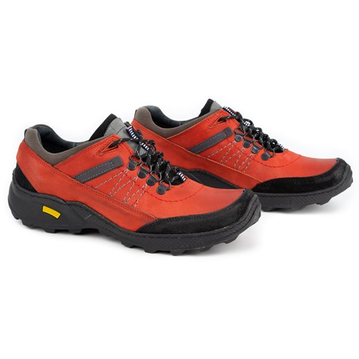 Męskie buty trekkingowe 274GT czerwone ze sklepu butyolivier w kategorii Buty trekkingowe męskie - zdjęcie 162375421
