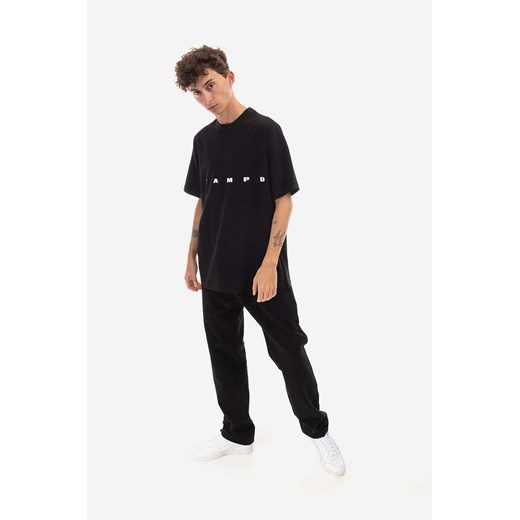 STAMPD t-shirt bawełniany kolor czarny z nadrukiem SLA.M2991TE-WHT Stampd XL okazyjna cena PRM