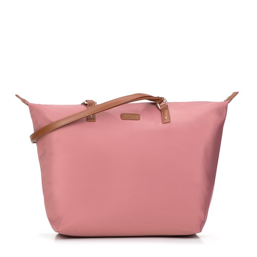 Torebka shopperka z nylonu duża różowa ze sklepu WITTCHEN w kategorii Torby Shopper bag - zdjęcie 162382762