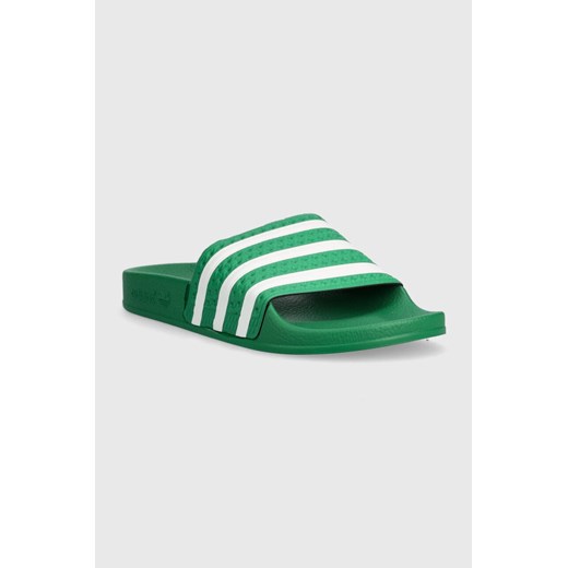 adidas Originals klapki Adilette IE9617 damskie kolor zielony 37 promocyjna cena PRM