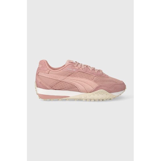 Puma sneakersy zamszowe kolor różowy ze sklepu PRM w kategorii Buty sportowe męskie - zdjęcie 162390543