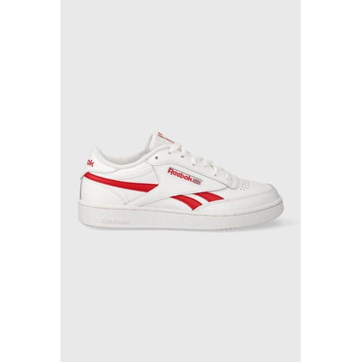 Reebok sneakersy skórzane kolor biały ze sklepu PRM w kategorii Buty sportowe damskie - zdjęcie 162390591