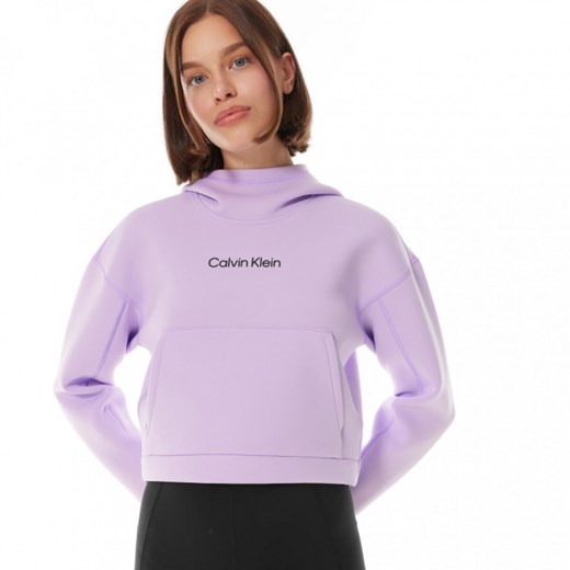 Bluza damska Calvin Klein z napisem krótka 