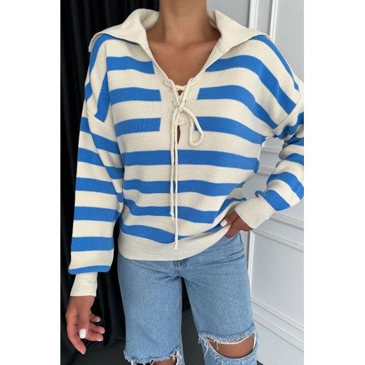 Sweter TOROLMA BLUE uniwersalny okazyjna cena Ivet Shop