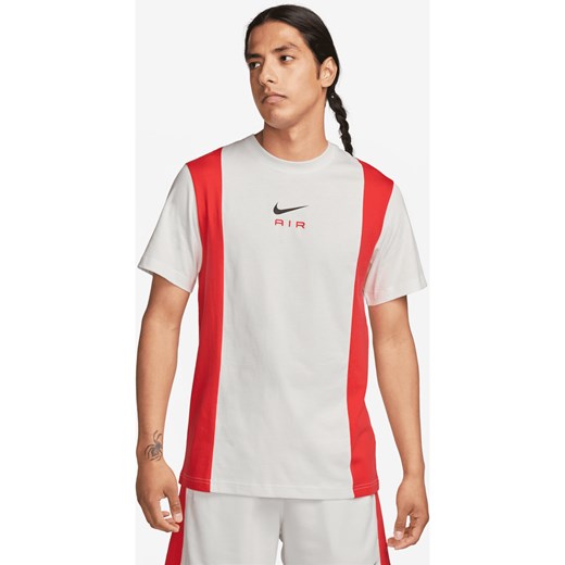 Męska koszulka z krótkim rękawem Nike Air - Biel Nike S Nike poland