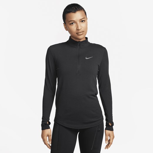 Bluzka damska Nike czarna z długim rękawem 