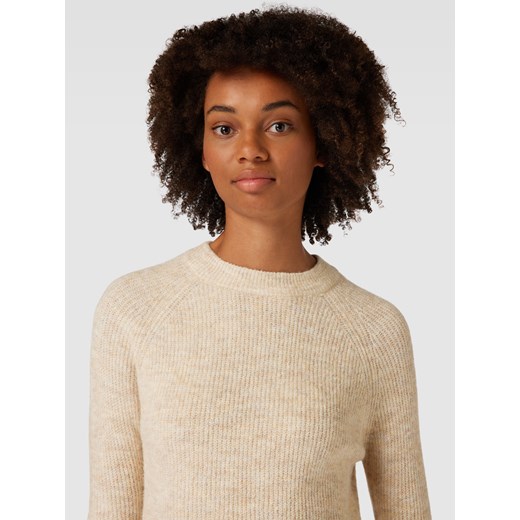 Sweter z dzianiny z raglanowymi rękawami model ‘ELLEN’ Pieces XL Peek&Cloppenburg  okazja