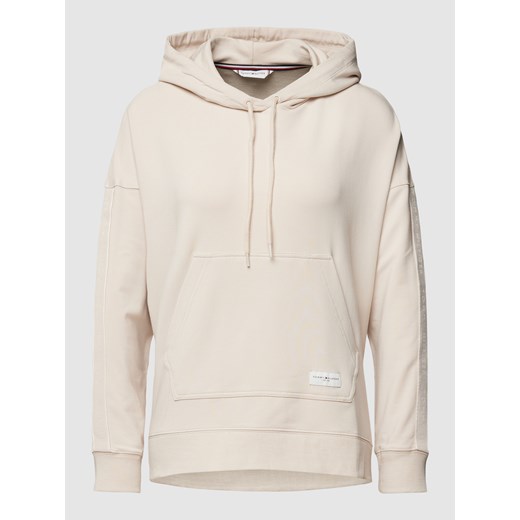 Beżowa bluza damska Tommy Hilfiger krótka bawełniana 