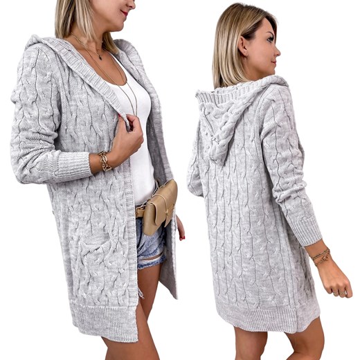 KARDIGAN BARI SZARY UNI Ubra One size UBRA