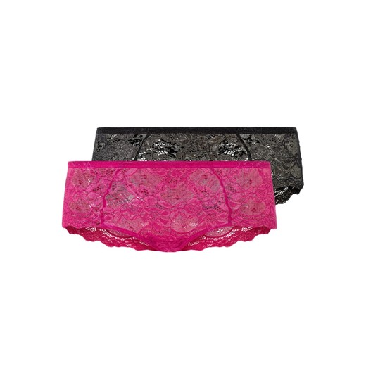 CALANDO 2 PACK Panty pink/black zalando rozowy koronka