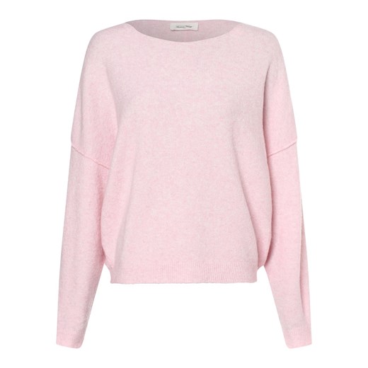 american vintage Sweter damski Kobiety Sztuczne włókno różowy jednolity ze sklepu vangraaf w kategorii Swetry damskie - zdjęcie 162413083