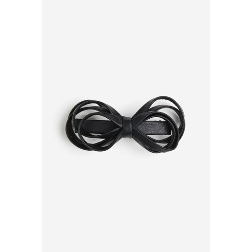 H & M - Spinka do włosów zdobiona kokardą - Czarny H & M One Size H&M