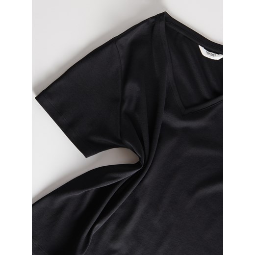 Reserved - Bawełniany t-shirt - czarny Reserved L Reserved