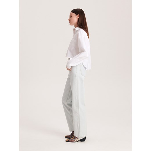 Reserved - Jeansy straight - niebieski Reserved 36 Reserved