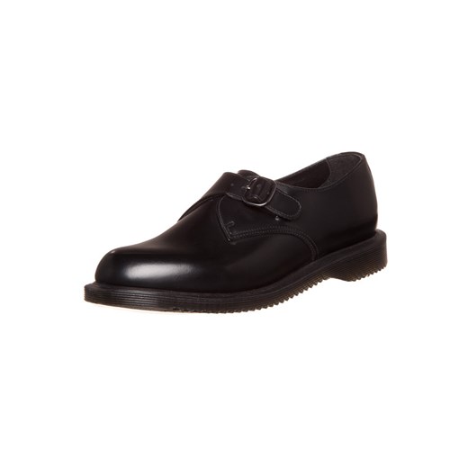 Dr. Martens LORNE Półbuty wsuwane black polished smooth zalando czarny kokardka