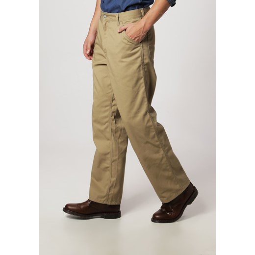 Carhartt SIMPLE PANT DENVER Spodnie materiałowe leather rinsed zalando brazowy mat