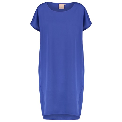 ICHI COPPA Sukienka letnia mazarine blue zalando fioletowy abstrakcyjne wzory