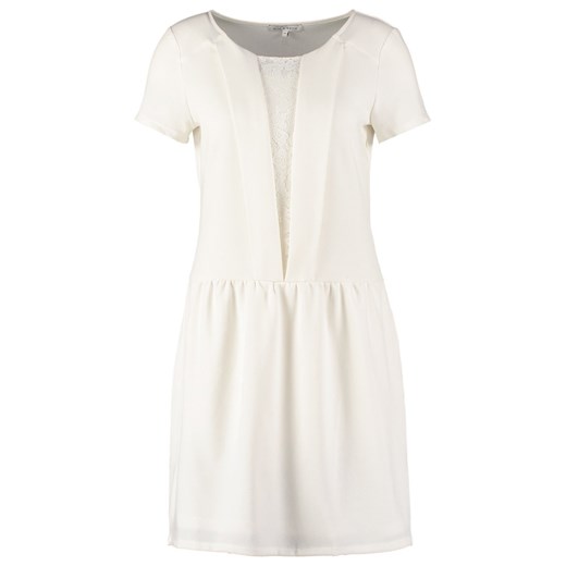 mint&berry Sukienka letnia white zalando bezowy abstrakcyjne wzory