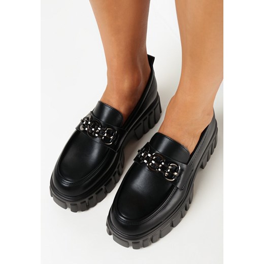 Czarne Mokasyny Rasesine 41 okazja born2be.pl