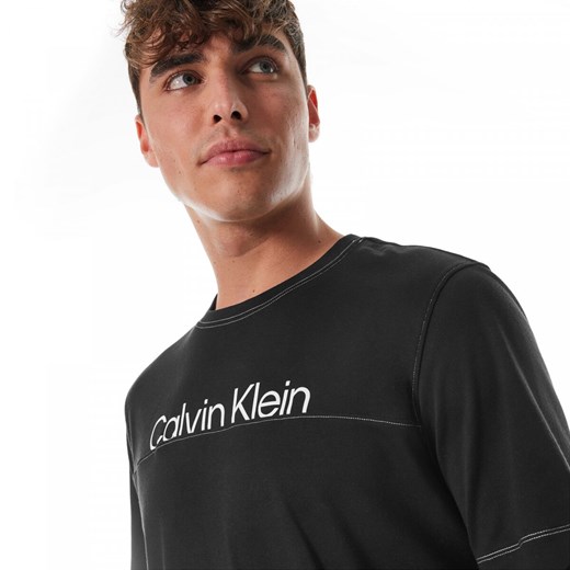 Męska koszulka treningowa Calvin Klein Men 00GMF3K133 - czarna Calvin Klein Sportstylestory.com