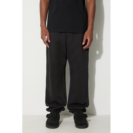 Y-3 spodnie dresowe bawełniane kolor czarny gładkie ze sklepu PRM w kategorii Spodnie męskie - zdjęcie 162501523