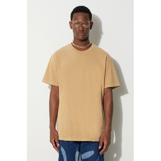 KSUBI t-shirt bawełniany kolor beżowy z nadrukiem ze sklepu PRM w kategorii T-shirty męskie - zdjęcie 162501561