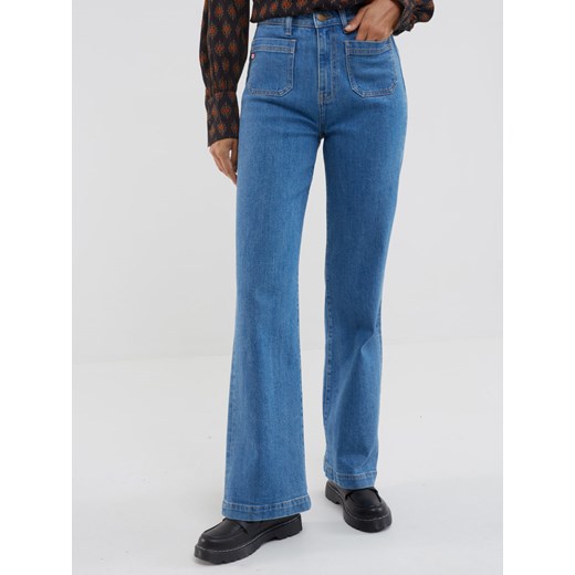 Spodnie jeans damskie wide niebieskie Celia 414 ze sklepu Big Star w kategorii Jeansy damskie - zdjęcie 162501860