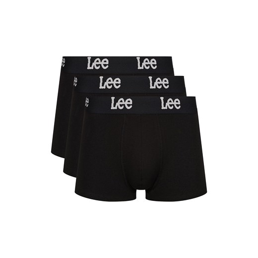 Lee  3-pack czarne bawełniane bokserki męskie Gannon, Kolor czarny, Rozmiar S, LEE ze sklepu Intymna w kategorii Majtki męskie - zdjęcie 162513370
