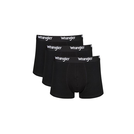 Wrangler 3-pack czarne bawełniane bokserki męskie Masson, Kolor czarny, Rozmiar M, Wrangler ze sklepu Intymna w kategorii Majtki męskie - zdjęcie 162514920