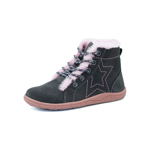 lamino Skórzane buty w kolorze granatowym do chodzenia na boso Lamino 32 Limango Polska promocyjna cena