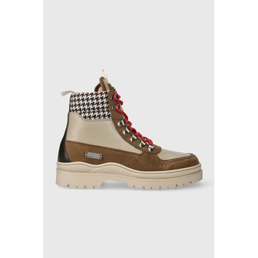Filling Pieces buty skórzane Mountain Boot Quartz męskie kolor brązowy 63333361933 ze sklepu PRM w kategorii Buty zimowe męskie - zdjęcie 162530730