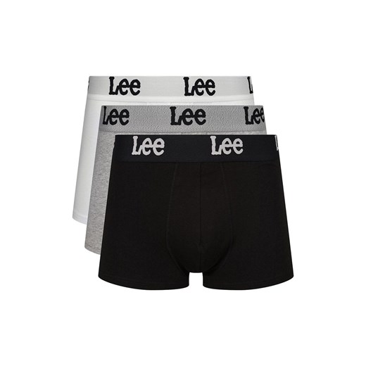 Lee 3-pack bawełniane bokserki męskie Gannon, Kolor biało-szaro-czarny, Rozmiar S, LEE ze sklepu Primodo w kategorii Majtki męskie - zdjęcie 162532961