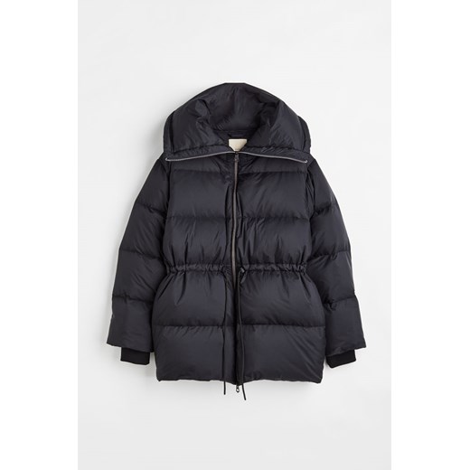 H & M - Puchowa kurtka puffer oversize - Czarny H & M S H&M