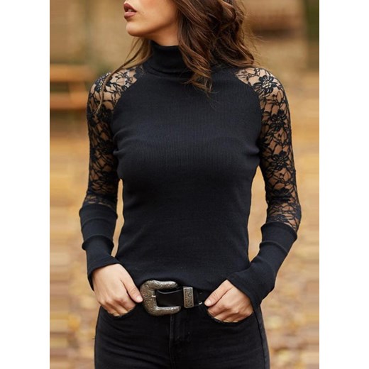 Golf z koronkowymi rękawami Attirra XL Attirra