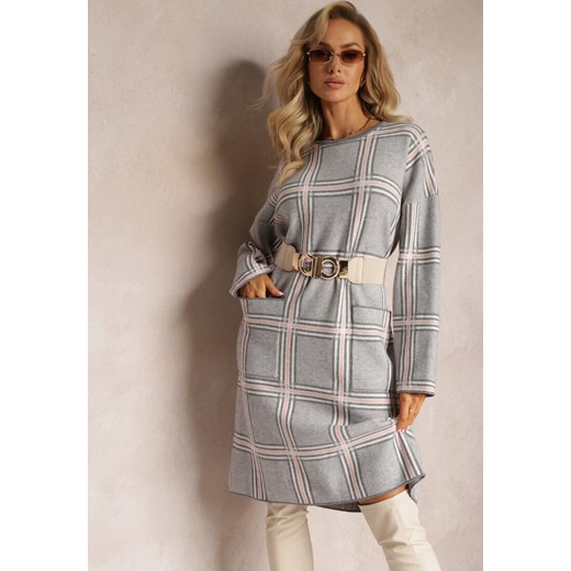 Sukienka Renee szara oversize 